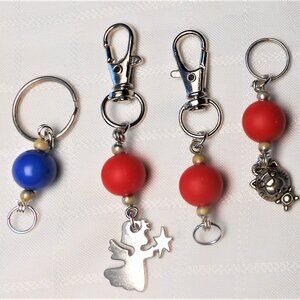 No.8: Handmade set of 7 hooks and rings for fine motor skills, for children +5yo